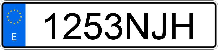 Numer rejestracyjny 1253NJH posiada TESLA MODEL Y Numer rejestracyjny 1253NJH posiada TESLA MODEL Y