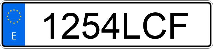 Numer rejestracyjny 1254LCF posiada PEUGEOT 5008 Numer rejestracyjny 1254LCF posiada PEUGEOT 5008