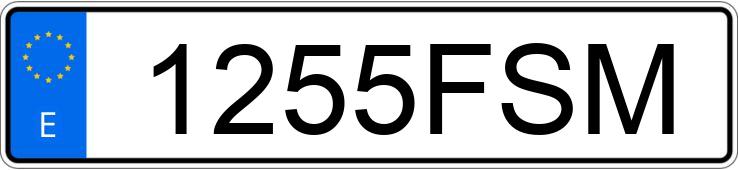 Numer rejestracyjny 1255FSM posiada OPEL ASTRA