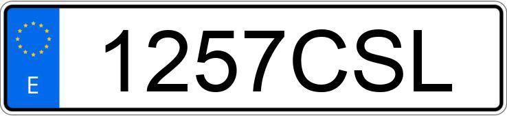 Numer rejestracyjny 1257CSL posiada HYUNDAI GETZ