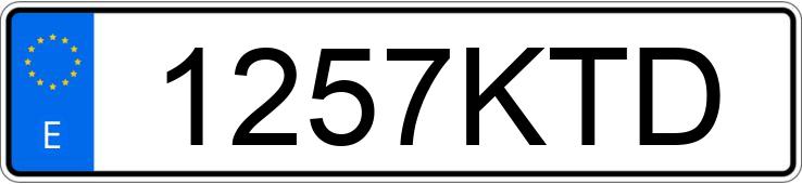 Numer rejestracyjny 1257KTD posiada SKODA OCTAVIA Numer rejestracyjny 1257KTD posiada SKODA OCTAVIA