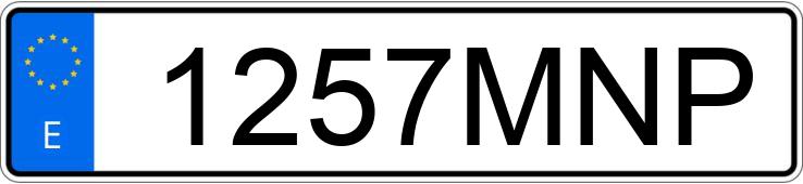 Numer rejestracyjny 1257MNP posiada FIAT DOBLO