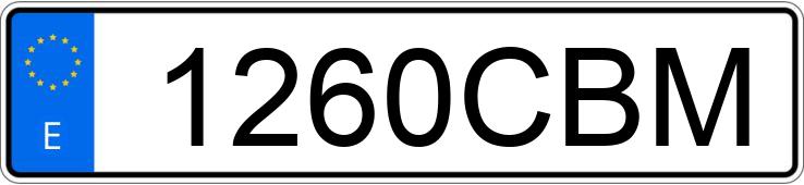 Numer rejestracyjny 1260CBM posiada SEAT LEON Numer rejestracyjny 1260CBM posiada SEAT LEON