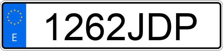 Numer rejestracyjny 1262JDP posiada CITROEN DS5