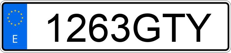 Numer rejestracyjny 1263GTY posiada PEUGEOT 207 SPORT 1.6 HDI 90