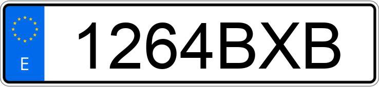 Numer rejestracyjny 1264BXB posiada CITROEN BERLINGO