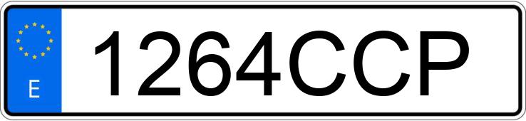 Numer rejestracyjny 1264CCP posiada BMW SERIE 3