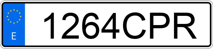 Numer rejestracyjny 1264CPR posiada SEAT IBIZA Numer rejestracyjny 1264CPR posiada SEAT IBIZA