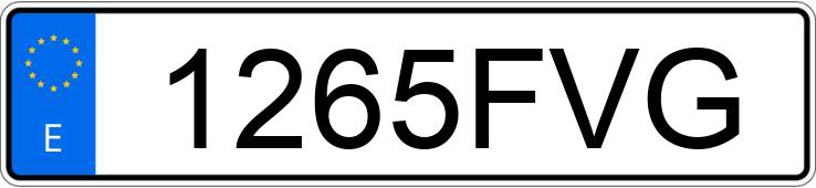 Numer rejestracyjny 1265FVG posiada CITROEN C5