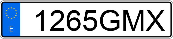 Numer rejestracyjny 1265GMX posiada CITROEN C4