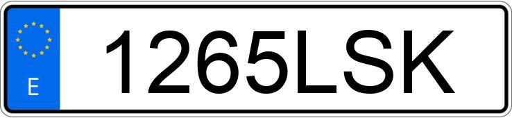 Numer rejestracyjny 1265LSK posiada TOYOTA YARIS Numer rejestracyjny 1265LSK posiada TOYOTA YARIS