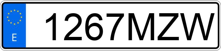 Numer rejestracyjny 1267MZW posiada MITSUBISHI COLT Numer rejestracyjny 1267MZW posiada MITSUBISHI COLT