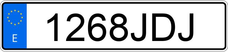 Numer rejestracyjny 1268JDJ posiada FIAT DUCATO