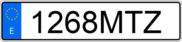 Numer rejestracyjny 1268MTZ posiada DACIA SANDERO