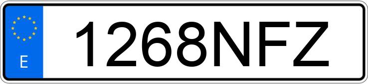 Numer rejestracyjny 1268NFZ posiada HARLEY DAVIDSON SPORTSTER