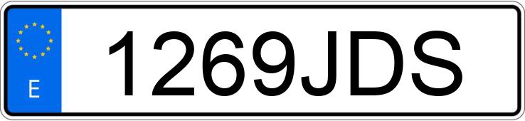 Numer rejestracyjny 1269JDS posiada IVECO EUROCARGO