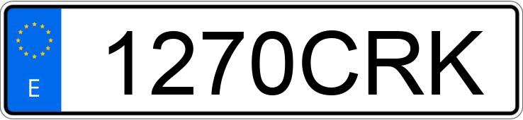 Numer rejestracyjny 1270CRK posiada SEAT LEON Numer rejestracyjny 1270CRK posiada SEAT LEON