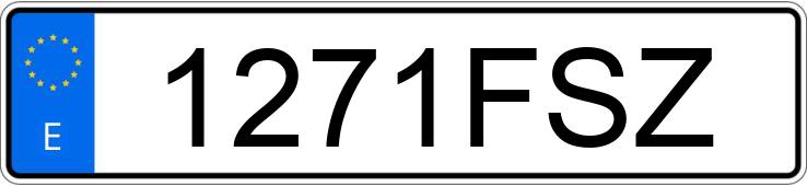 Numer rejestracyjny 1271FSZ posiada VOLKSWAGEN GOLF Numer rejestracyjny 1271FSZ posiada VOLKSWAGEN GOLF