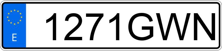 Numer rejestracyjny 1271GWN posiada MERCEDES E (212-207) Numer rejestracyjny 1271GWN posiada MERCEDES E (212-207)