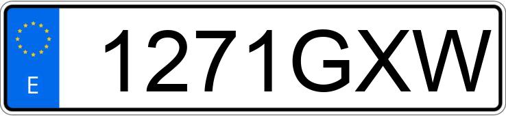 Numer rejestracyjny 1271GXW posiada SEAT LEON