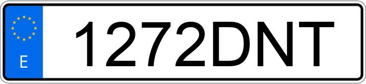 Numer rejestracyjny 1272DNT posiada BMW SERIE 1