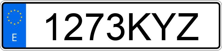 Numer rejestracyjny 1273KYZ posiada RENAULT SCENIC