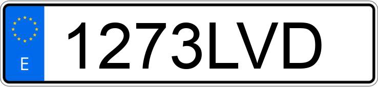 Numer rejestracyjny 1273LVD posiada MAZDA CX-3