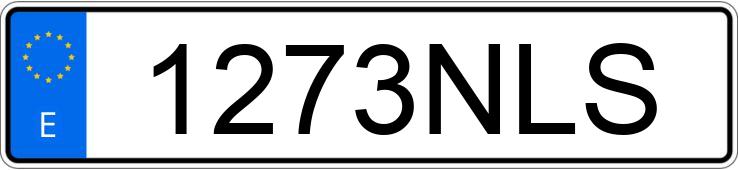 Numer rejestracyjny 1273NLS posiada RENAULT TRAFIC