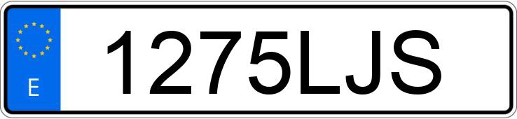 Numer rejestracyjny 1275LJS posiada DACIA SANDERO
