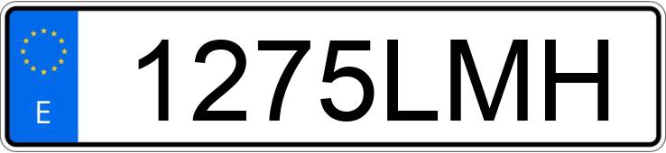 Numer rejestracyjny 1275LMH posiada VOLVO XC40