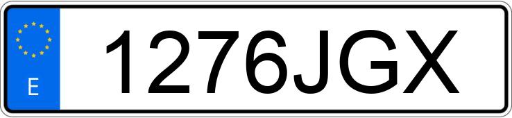 Numer rejestracyjny 1276JGX posiada AUDI Q5