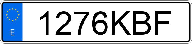 Numer rejestracyjny 1276KBF posiada SKODA SPACEBACK Numer rejestracyjny 1276KBF posiada SKODA SPACEBACK