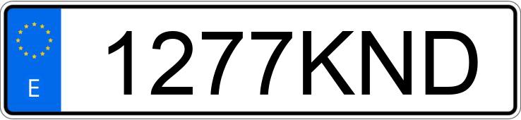 Numer rejestracyjny 1277KND posiada CITROEN C4 CACTUS