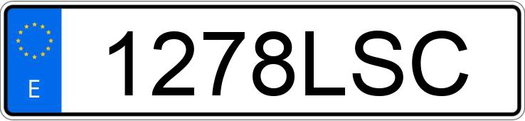 Numer rejestracyjny 1278LSC posiada RENAULT CAPTUR