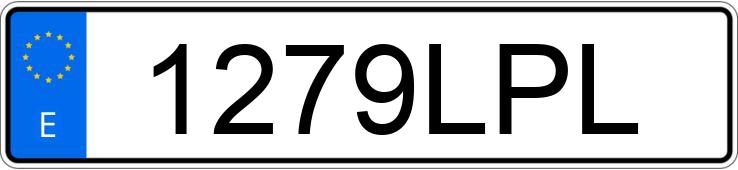 Le numéro d’enregistrement 1279LPL a AUDI Q5 SPORTBACK