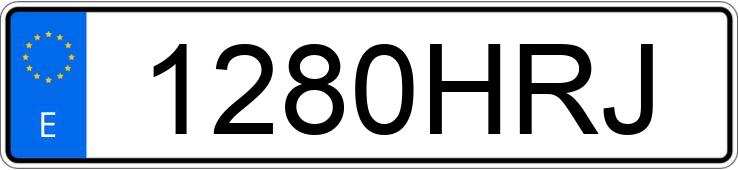 Numer rejestracyjny 1280HRJ posiada MERCEDES C (204)