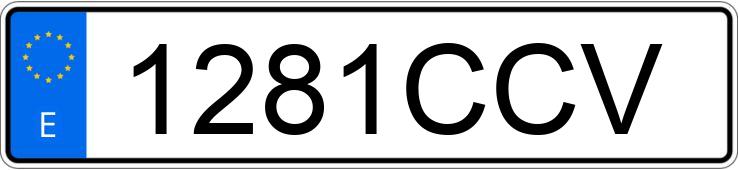 Numer rejestracyjny 1281CCV posiada RENAULT MEGANE