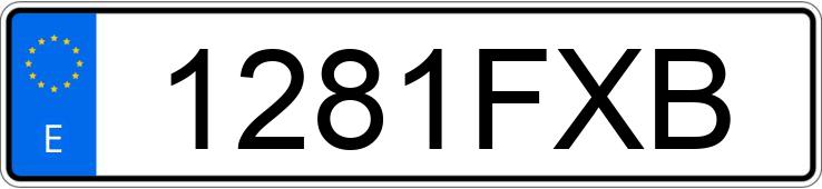 Numer rejestracyjny 1281FXB posiada APRILIA AF1 125