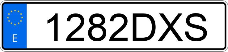 Numer rejestracyjny 1282DXS posiada PEUGEOT 307 Numer rejestracyjny 1282DXS posiada PEUGEOT 307