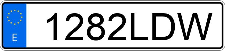 Numer rejestracyjny 1282LDW posiada SEAT LEON
