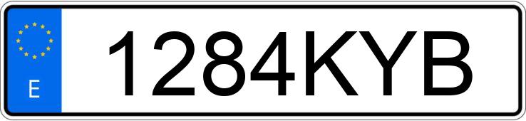 Numer rejestracyjny 1284KYB posiada FIAT PANDA