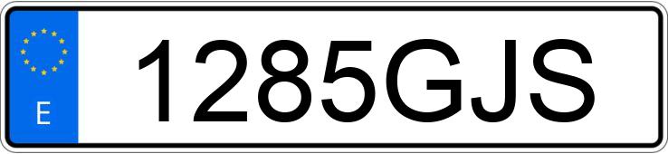 Numer rejestracyjny 1285GJS posiada RENAULT KOLEOS