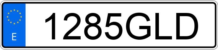 Numer rejestracyjny 1285GLD posiada VOLKSWAGEN PASSAT