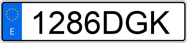 Numer rejestracyjny 1286DGK posiada VOLKSWAGEN CALIFORNIA Numer rejestracyjny 1286DGK posiada VOLKSWAGEN CALIFORNIA