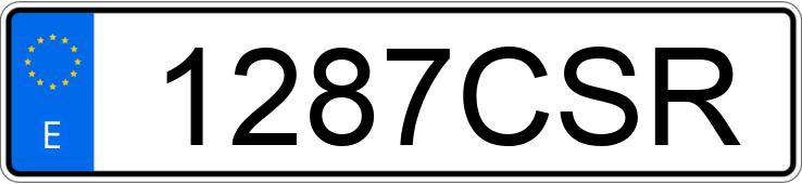Numer rejestracyjny 1287CSR posiada MERCEDES CLK (208-209)