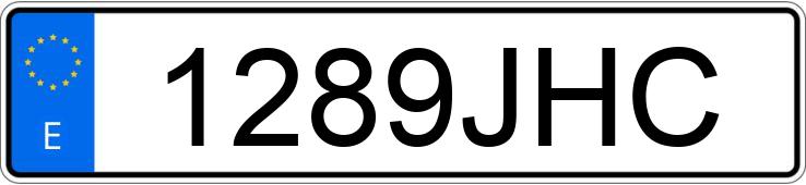 Numer rejestracyjny 1289JHC posiada VOLKSWAGEN TOURAN Numer rejestracyjny 1289JHC posiada VOLKSWAGEN TOURAN