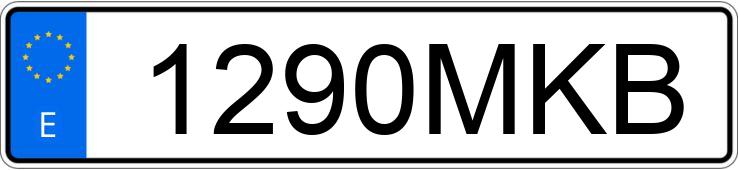 Numer rejestracyjny 1290MKB posiada VOLKSWAGEN TIGUAN