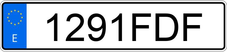 Numer rejestracyjny 1291FDF posiada VOLKSWAGEN JETTA