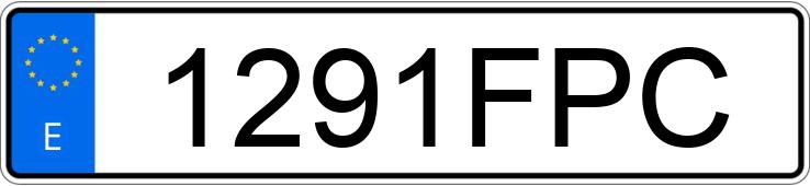 Numer rejestracyjny 1291FPC posiada FORD TRANSIT CONNECT Numer rejestracyjny 1291FPC posiada FORD TRANSIT CONNECT