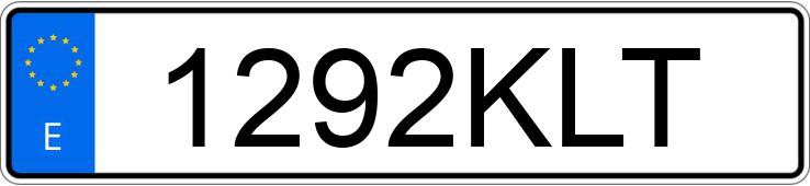 Numer rejestracyjny 1292KLT posiada PEUGEOT 3008